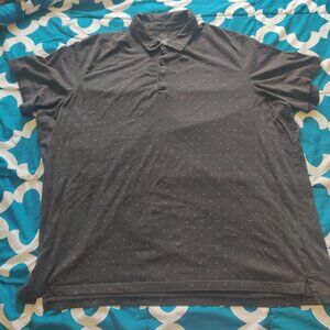 George 5xl Black & White printed polo shirt